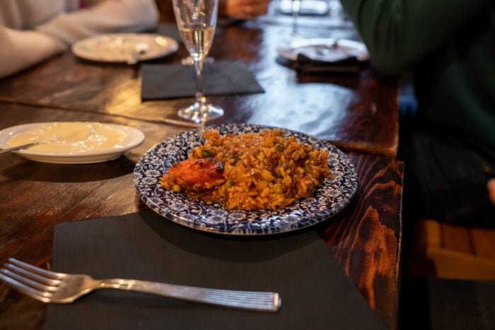 Close up of Barcelona's typical dish
